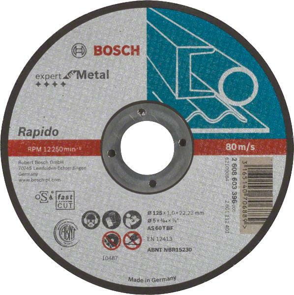 Круг отрезной по металлу Bosch 125х1.0х22.2мм (2608603396)