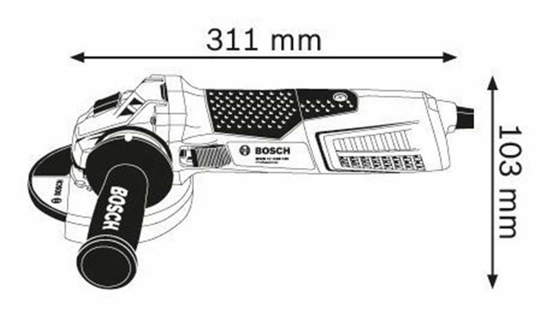 КШМ Bosch GWS 17-125 CIE (060179H002)