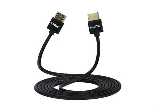 Фото - Кабель 2E   Ultra Slim HDMI - HDMI V 2.0 (M/M), 2 м, чорний  (2EW-1119-2m)