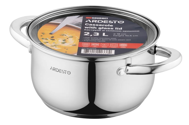 Кастрюля Ardesto Gemini Gourmet Spoleto 18 см 2.3 л (AR1958GSS)