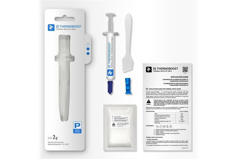 Термопаста 2E Thermoboost Profi TB8-2 (2E-TB8-2)