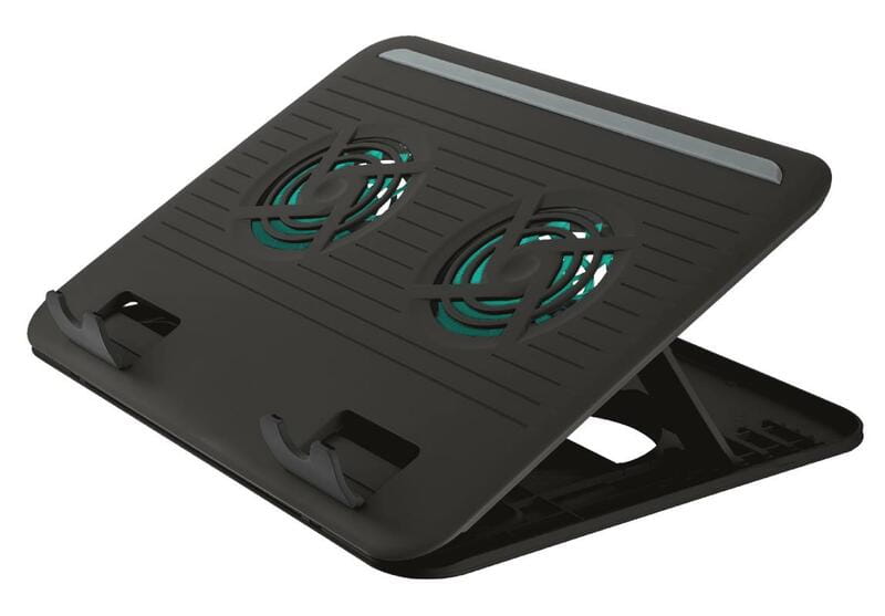 Охлаждающая подставка для ноутбука Trust Cyclone Notebook Cooling Stand Black 16" (17866)