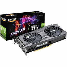 Відеокарта GF RTX 3060 12GB GDDR6 Twin X2 Inno3D (N30602-12D6-119032AH) (LHR)