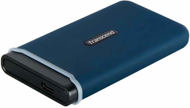 Накопичувач зовнішній SSD USB 1TB Transcend ESD370C Navy Blue (TS1TESD370C)