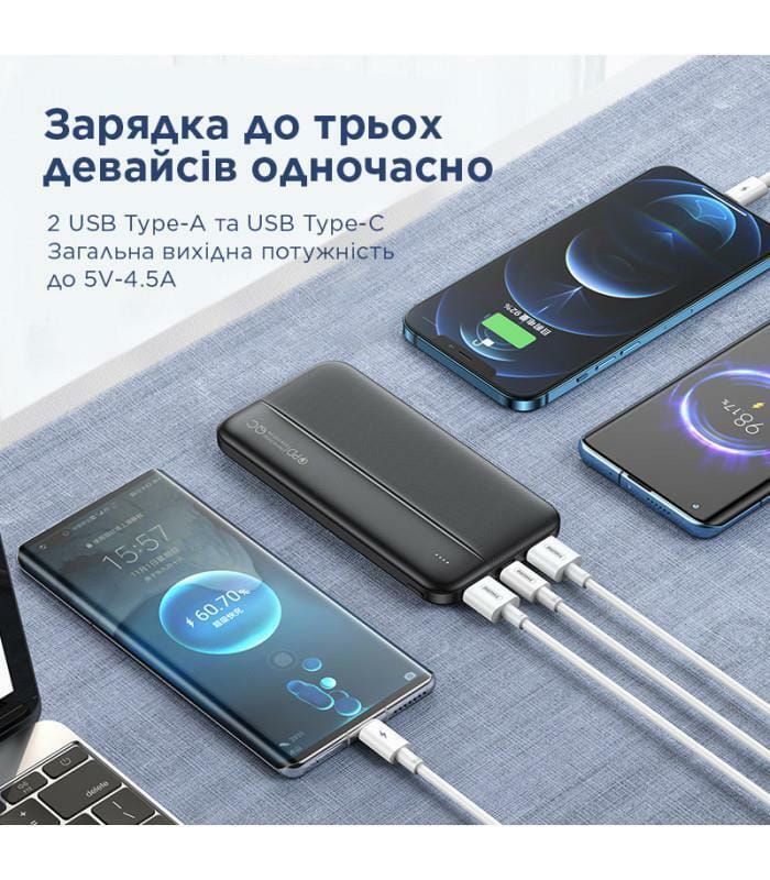 Универсальная мобильная батарея Remax RPP-212 Tinyl 10000mAh Black (RPP-212)
