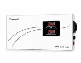 REAL-EL STAB SLIM-1000 White