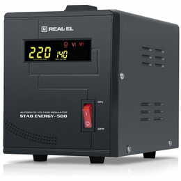 Стабілізатор REAL-EL Stab Energy-500 Black