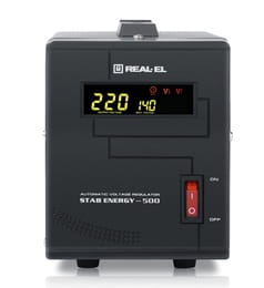 Купить Стабилизатор REAL-EL Stab Energy-500 Black Стабилизатор REAL-EL Stab Energy-500 Black