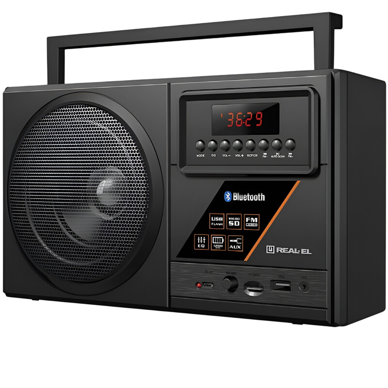 Радіоприймач REAL-EL X-700 Black