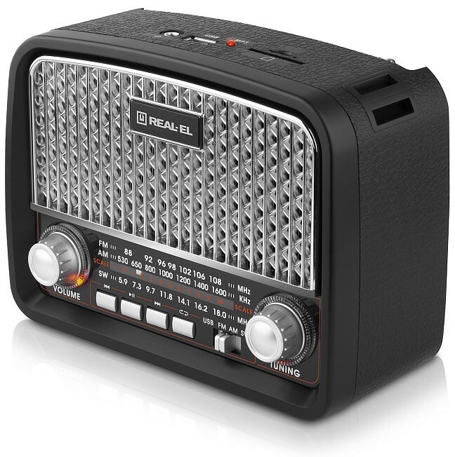 Радіоприймач REAL-EL X-520 Black