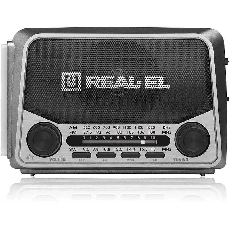 Радіоприймач REAL-EL X-525 Grey