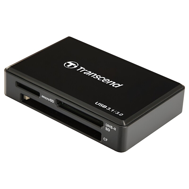 Кардридер Transcend TS-RDF9K2 Black USB3.1-SD/microSD/CF