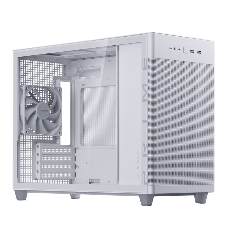 Корпус Asus Prime AP201 White Tempered Glass без БП (90DC00G3-B39010)