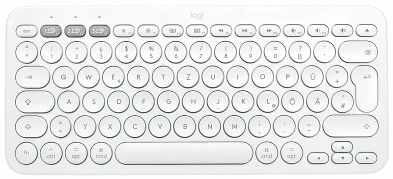 Клавіатура бездротова Logitech Wireless K380 UA Offwhite (920-010407)