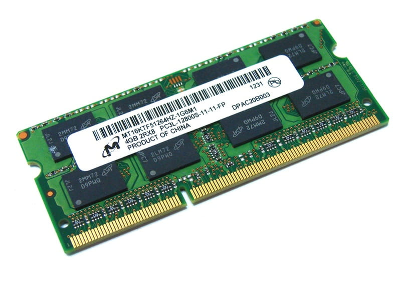 Модуль памяти SO-DIMM 4GB/1600 DDR3L Micron (MT16KTF51264HZ-1G6M1)