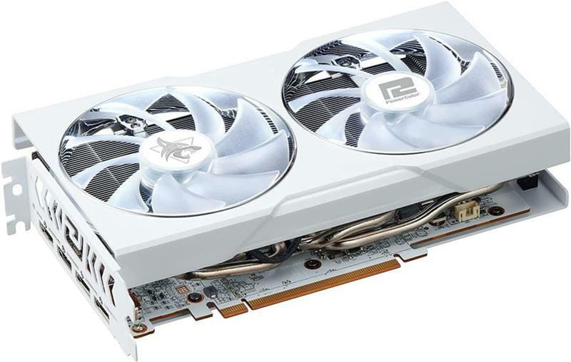 Видеокарта AMD Radeon RX 6650 XT 8GB GDDR6 Hellhound Spectral White PowerColor (AXRX 6650 XT 8GBD6-3DHLV2/OC)