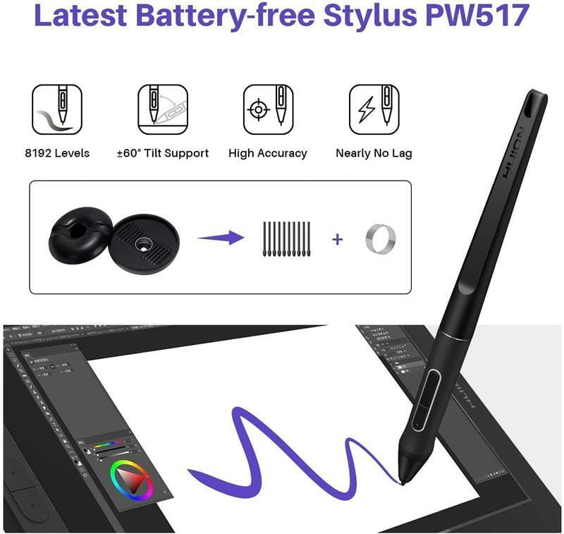 Графічний монітор Huion Kamvas 12 + рукавичка