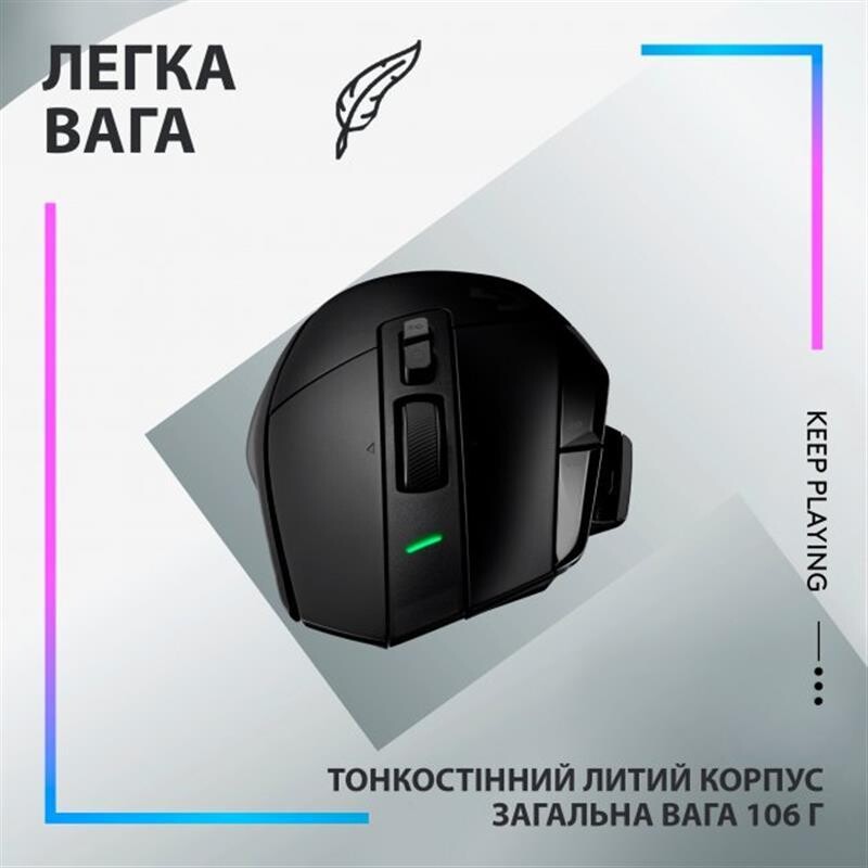 Мышь беспроводная Logitech G502 X Plus Black (910-006162)