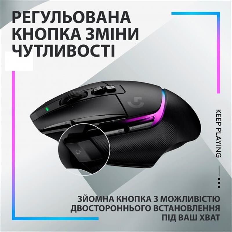 Мышь беспроводная Logitech G502 X Plus Black (910-006162)