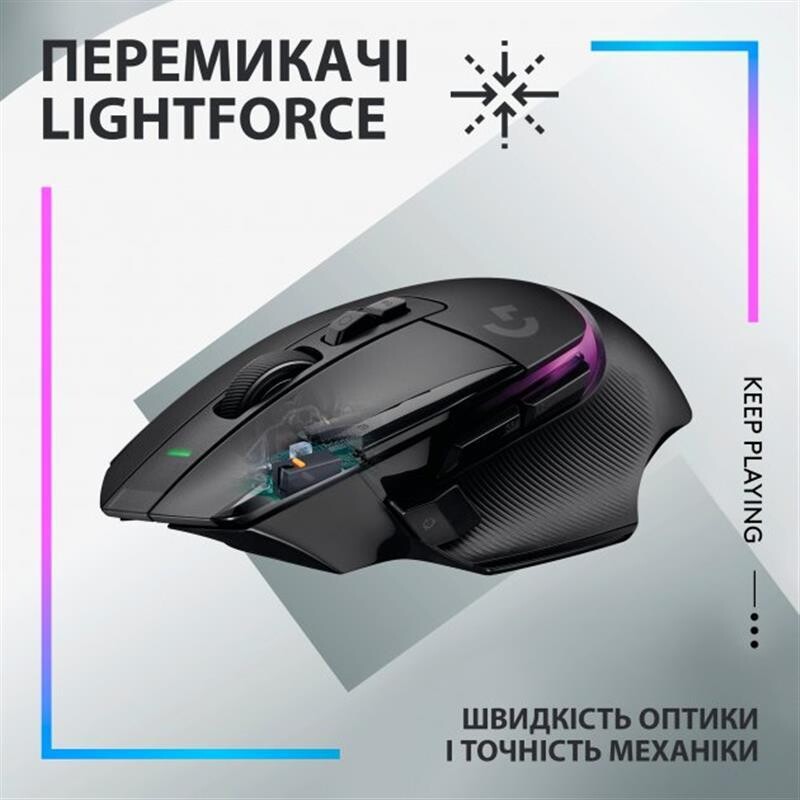 Мышь беспроводная Logitech G502 X Plus Black (910-006162)