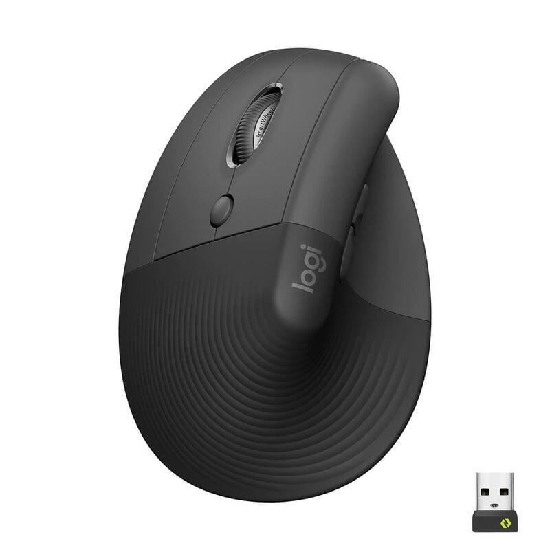 Мышь беспроводная Logitech Lift Vertical Ergonomic Graphite (910-006474)