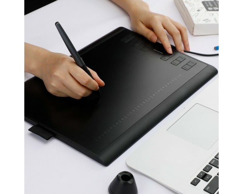 Графический планшет Huion Inspiroy H1060P + перчатка