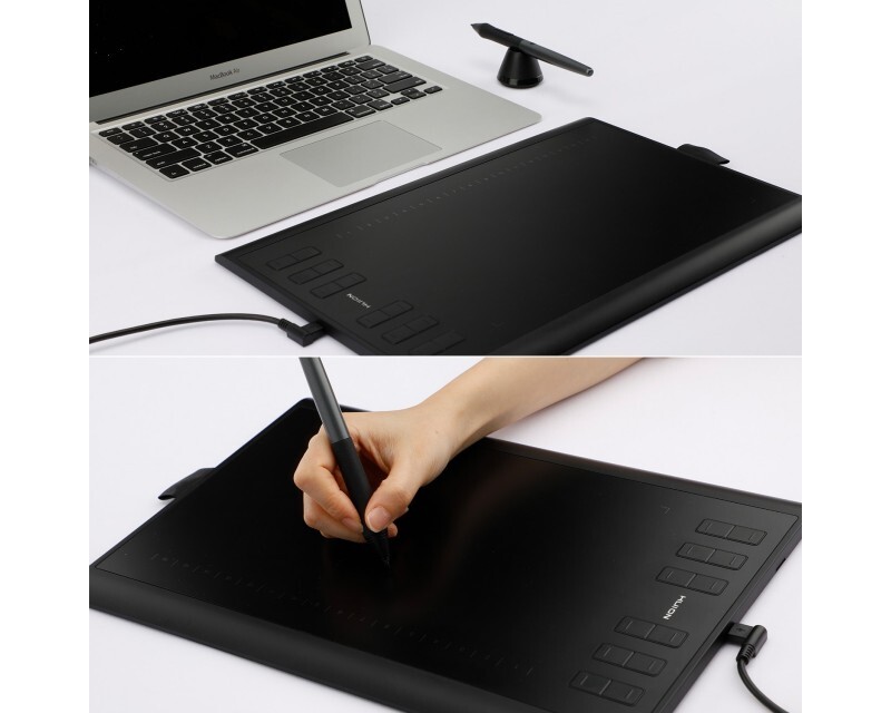 Графический планшет Huion Inspiroy H1060P + перчатка