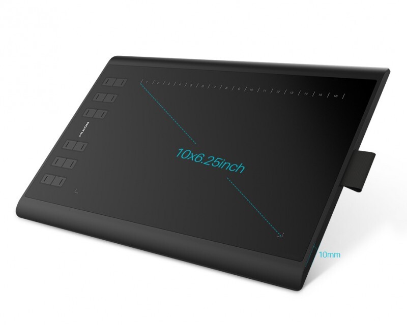 Графический планшет Huion Inspiroy H1060P + перчатка