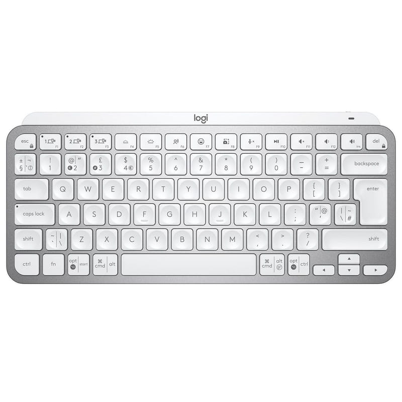 Клавиатура беспроводная Logitech MX Keys Mini Wireless Illuminated UA Pale Gray (920-010499)