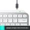 Фото - Клавиатура беспроводная Logitech MX Keys Mini Wireless Illuminated UA Pale Gray (920-010499) | click.ua