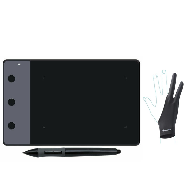 Графический планшет Huion H420 + перчатка