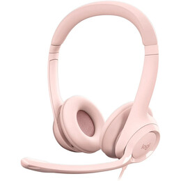 Гарнітура Logitech H390 USB Rose (981-001281)