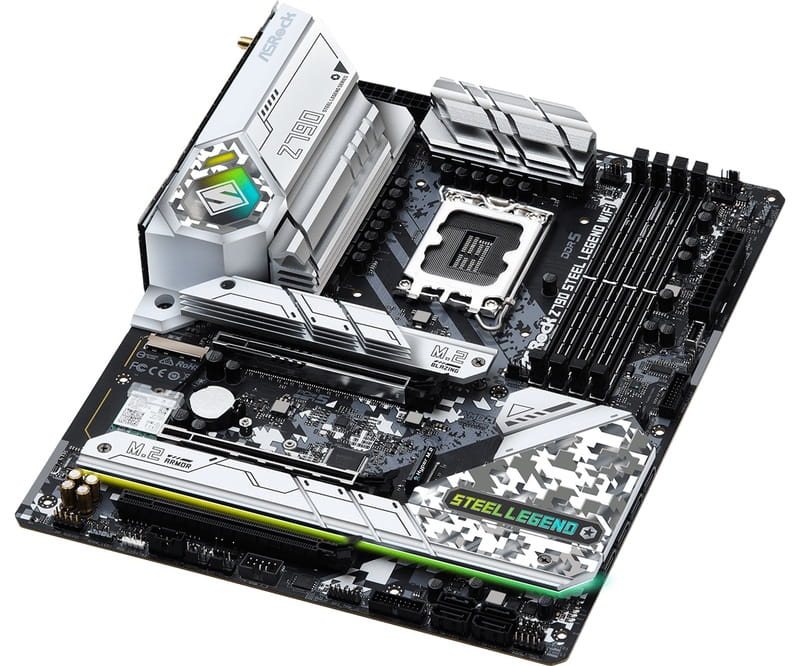 Купити Материнська плата ASRock Z790 Steel Legend WiFi Socket 1700 Материнська плата ASRock Z790 Steel Legend WiFi Socket 1700