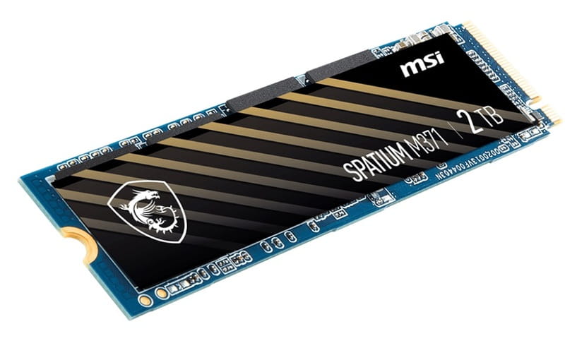 Накопитель SSD 2TB MSI Spatium M371 M.2 2280 PCIe 4.0 x4 NVMe 3D NAND TLC (S78-440Q450-P83)