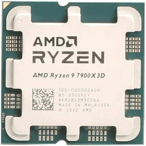 Процессор AMD Ryzen 9 7900X3D (4.4GHz 128MB 120W AM5) Box (100-100000909WOF)