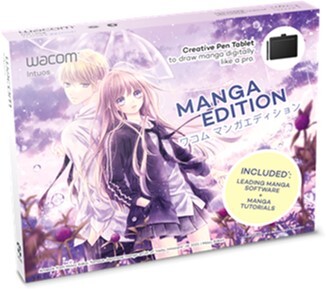Графический планшет Wacom Intuos S Bluetooth Black Manga (CTL-4100WLK-M)