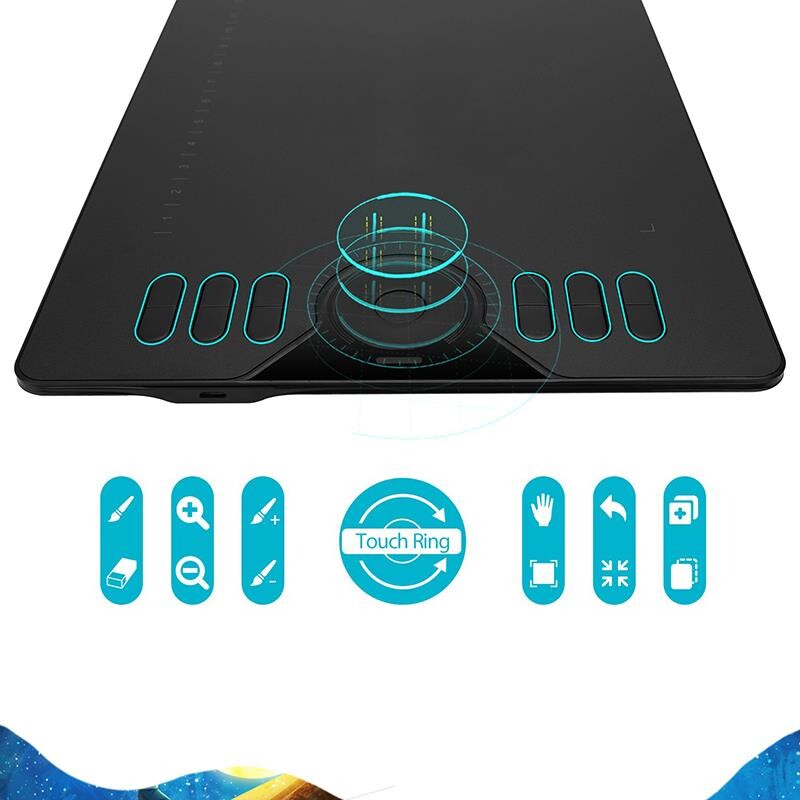 Графический планшет Huion HS610 + перчатка