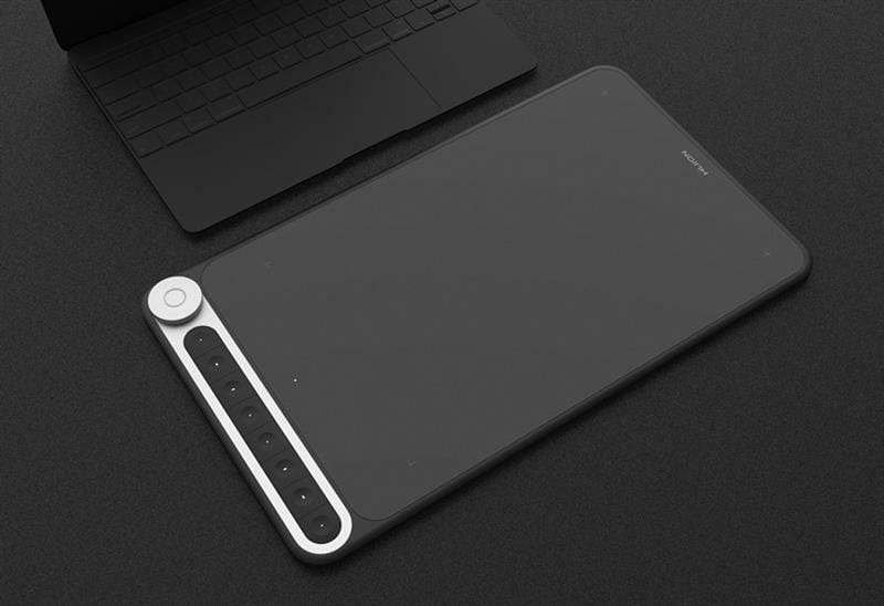 Графический планшет Huion Inspiroy Dial Q620M + перчатка