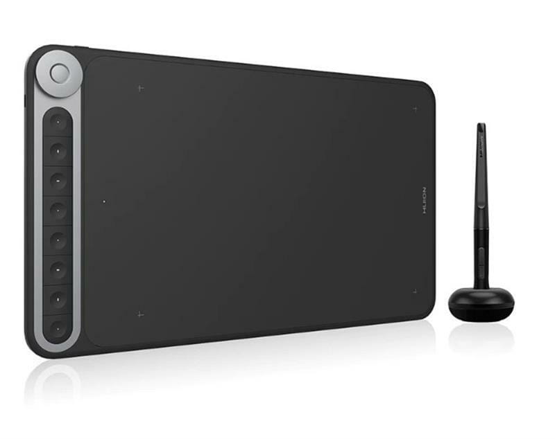 Графический планшет Huion Inspiroy Dial Q620M + перчатка