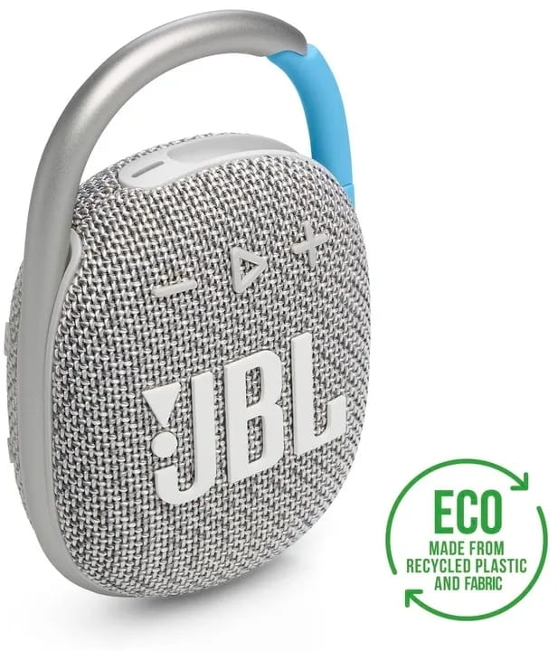 Акустическая система JBL Clip 4 Eco White (JBLCLIP4ECOWHT)