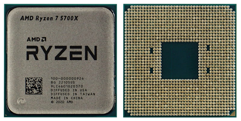 Процессор AMD Ryzen 7 5700X (3.4GHz 32MB 65W AM4) Tray (100-000000926)