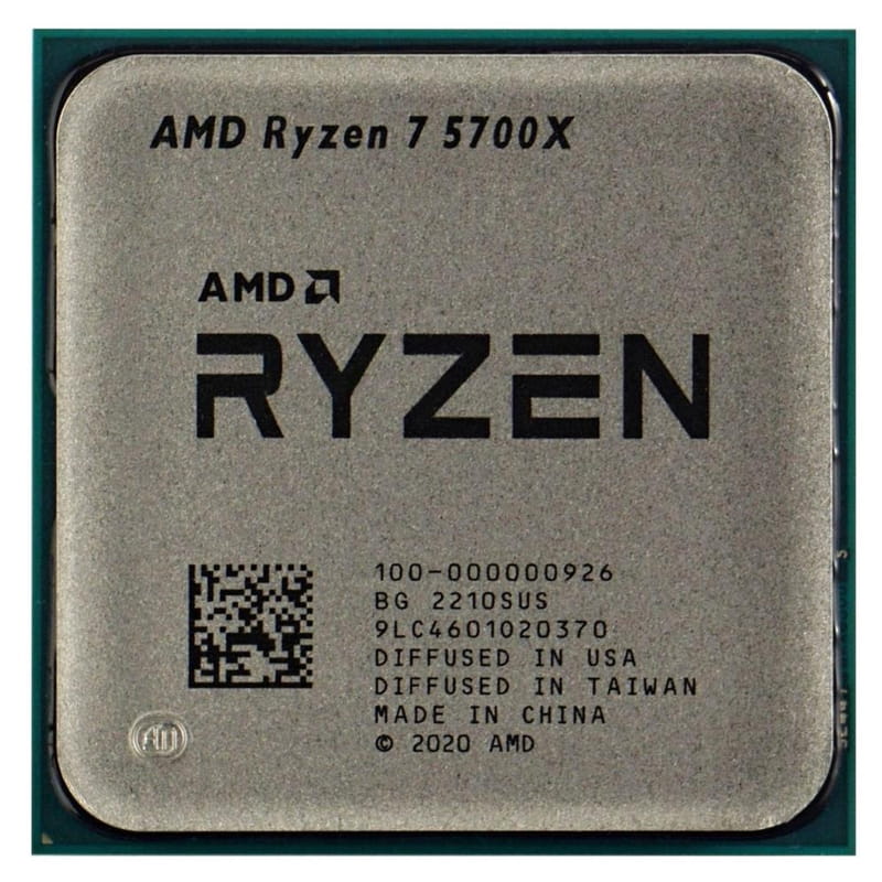 Процессор AMD Ryzen 7 5700X (3.4GHz 32MB 65W AM4) Tray (100-000000926)