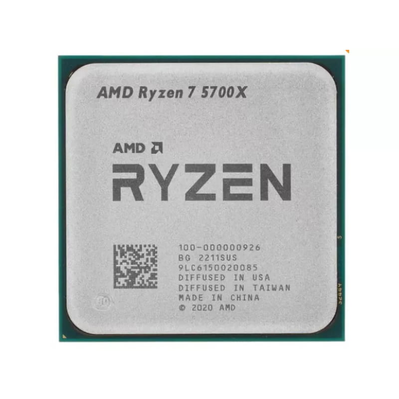 Процессор AMD Ryzen 7 5700X (3.4GHz 32MB 65W AM4) Tray (100-000000926)