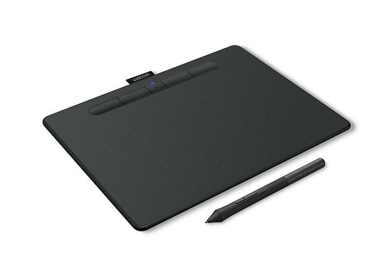 Графический планшет Wacom Intuos M Bluetooth Black (CTL-6100WLK-N)