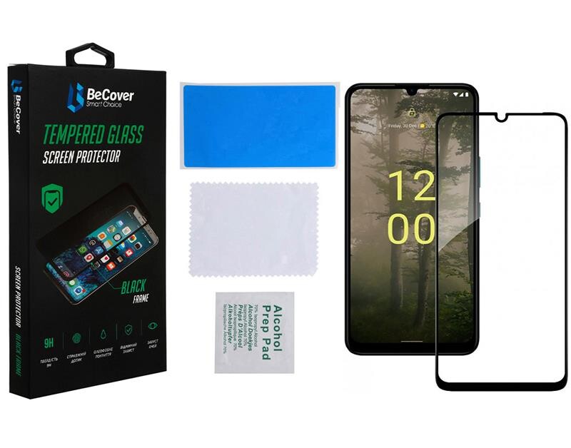 Защитное стекло BeCover для Nokia C31 Black (708546)