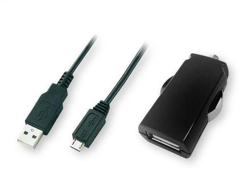 Автомобильное зарядное устройство Global MSH-SC-031 (1USBx2.1A) Black (1283126445767) + кабель microUSB