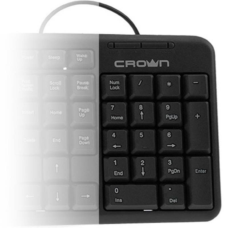 Клавіатура Crown CMK-02 Black купити в Харкові, Києві за ціною 168 ₴ грн