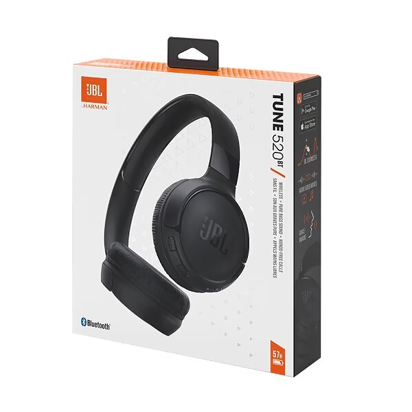 Bluetooth-гарнитура JBL T520BT Black (JBLT520BTBLKEU)