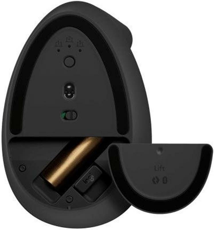 Мышь беспроводная Logitech Lift Vertical Ergonomic Graphite (910-006473)