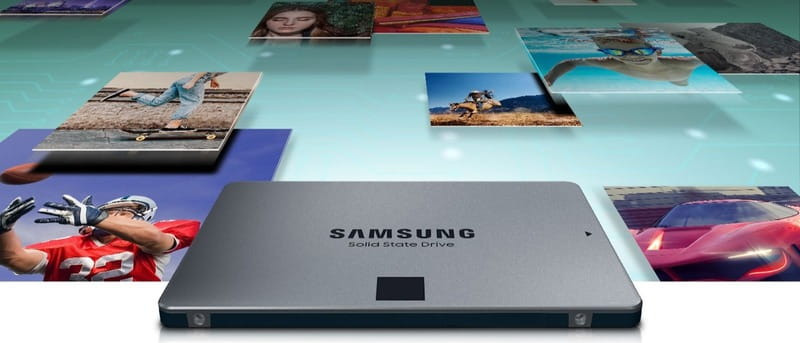 Накопитель SSD 1ТB Samsung 870 QVO 2.5" SATAIII V-NAND MLC (MZ-77Q1T0BW)